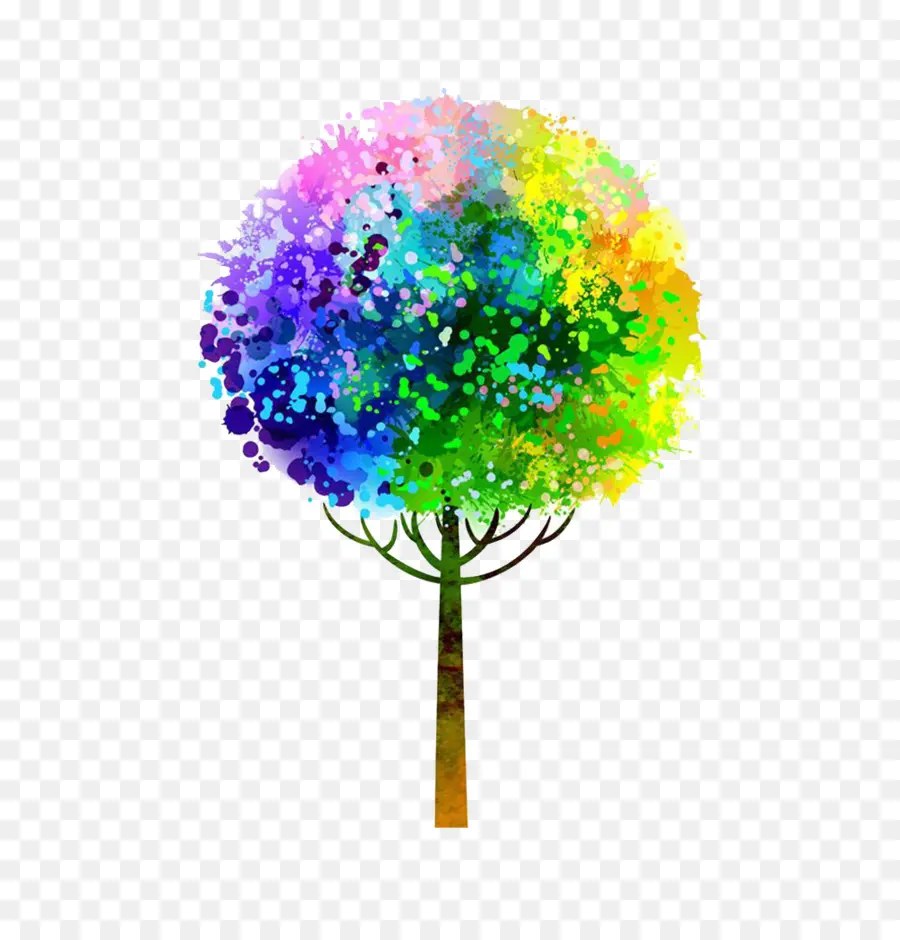 Pintura，árvore PNG