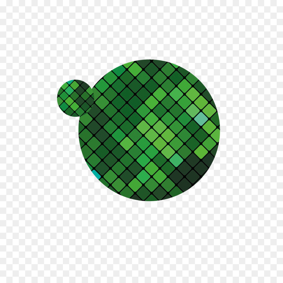 Círculo Mosaico Verde，Azulejos PNG