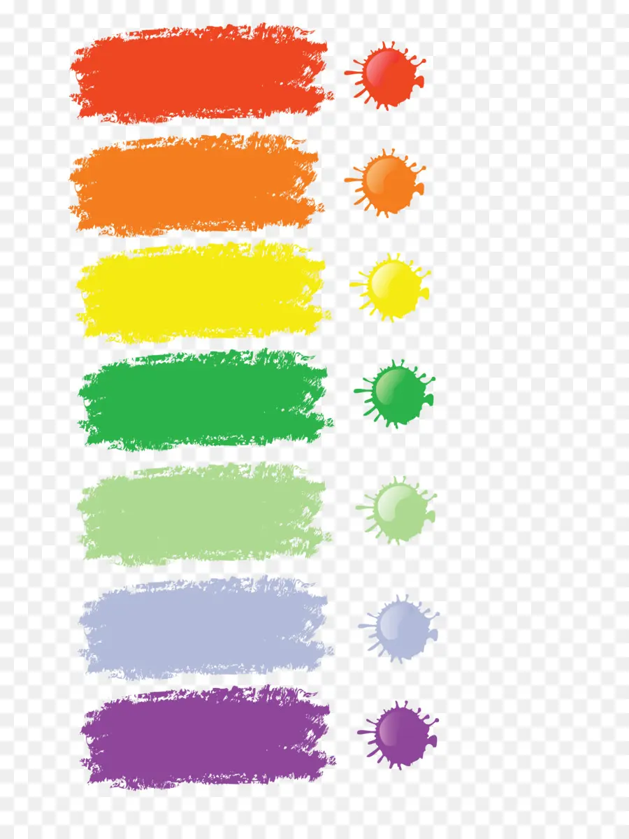 Amostras De Cores，Arco íris PNG