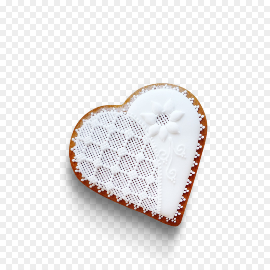 Biscoito Coração，Glacê PNG