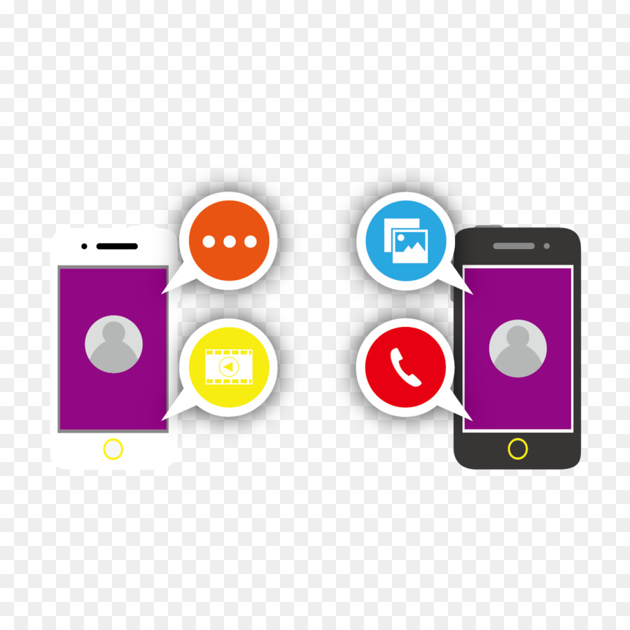 Ícones De Comunicação，Smartphones PNG