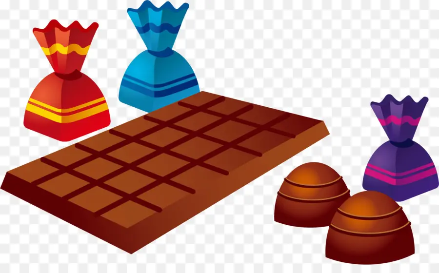 Barra De Chocolate E Doces，Chocolate PNG