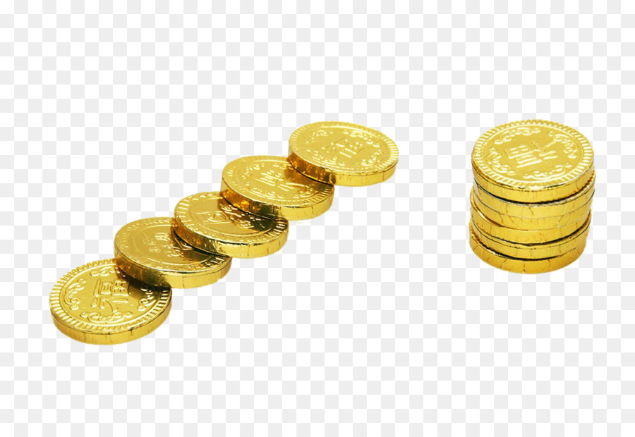 Moedas De Ouro，Dinheiro PNG