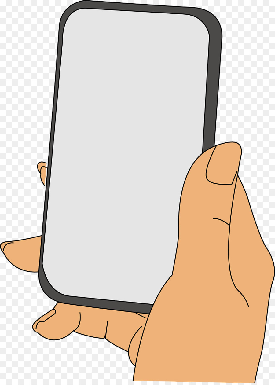 Smartphone，Mão PNG