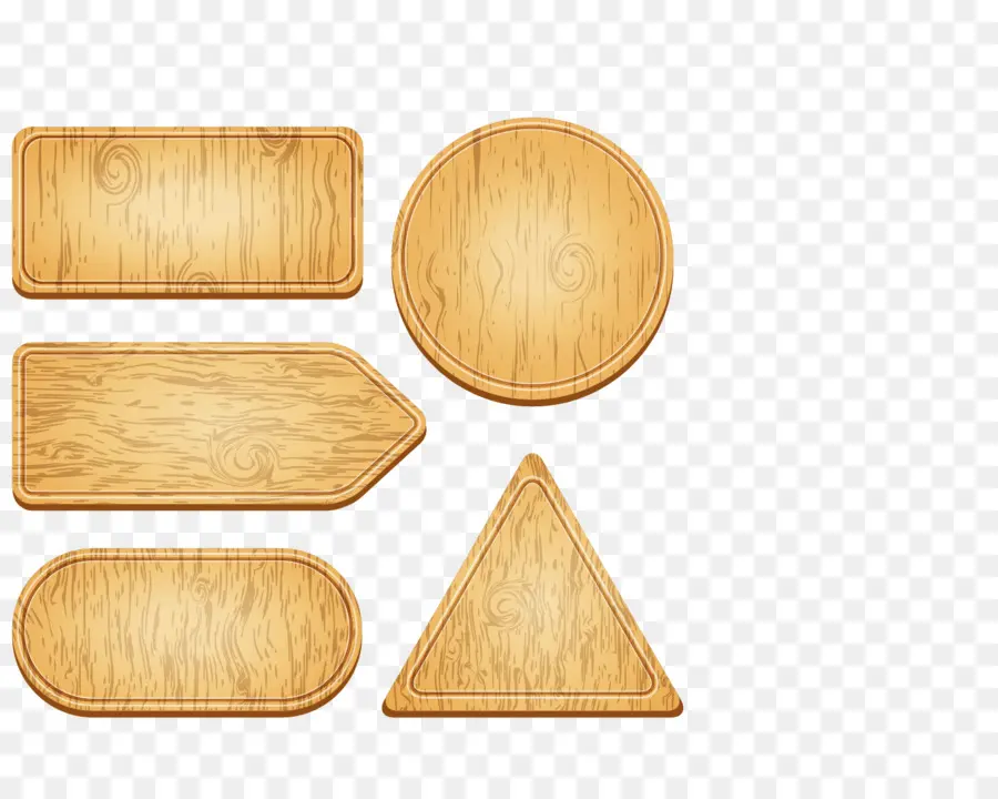 Placas De Madeira，Formas PNG