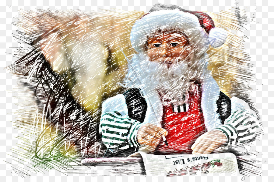 Desenho De Papai Noel，Natal PNG