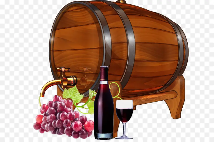 Barril De Vinho，Vinho PNG