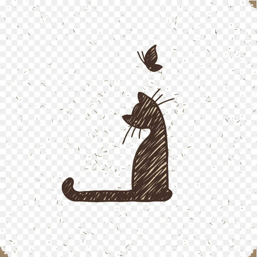 Gato E Borboleta，Borboleta PNG