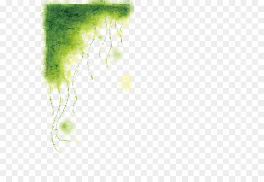 Folhas Verdes，Aquarela PNG