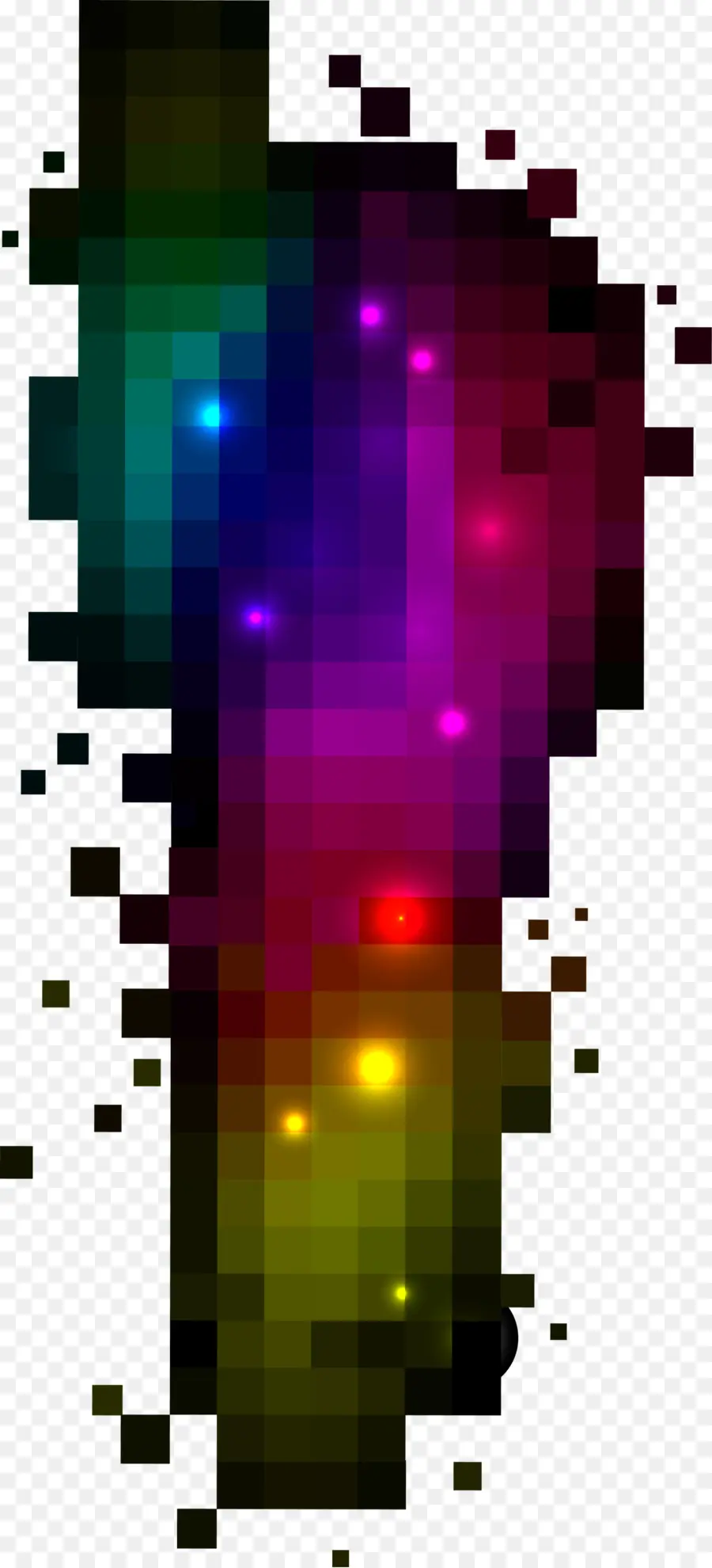 Pixels Coloridos，Pixels PNG