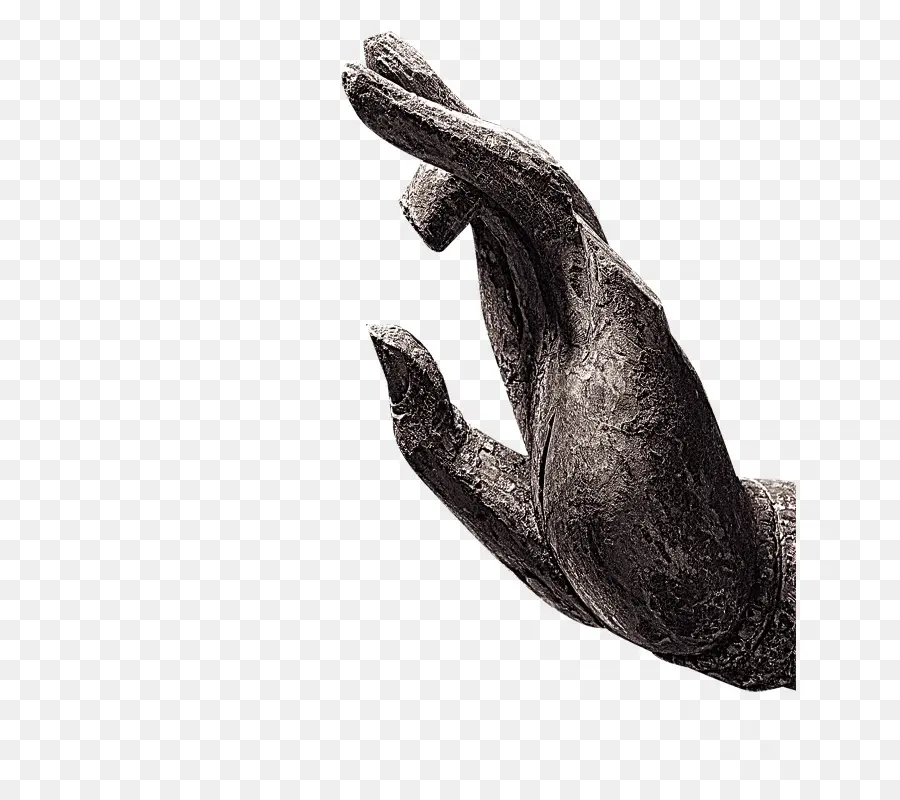 Escultura De Mão，Pedra PNG