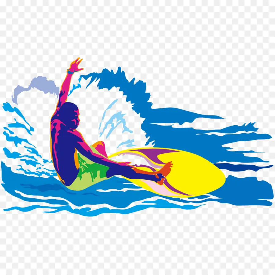 Surfar，Surfe De Onda Grande PNG