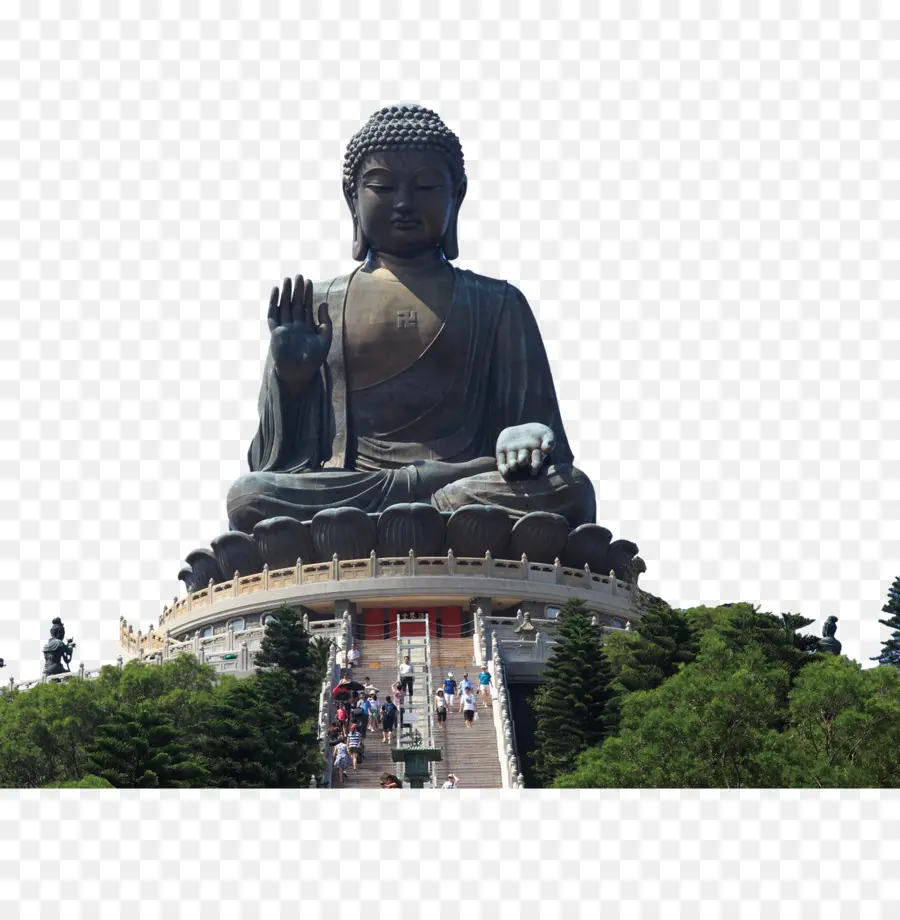 Estátua De Buda，Templo PNG