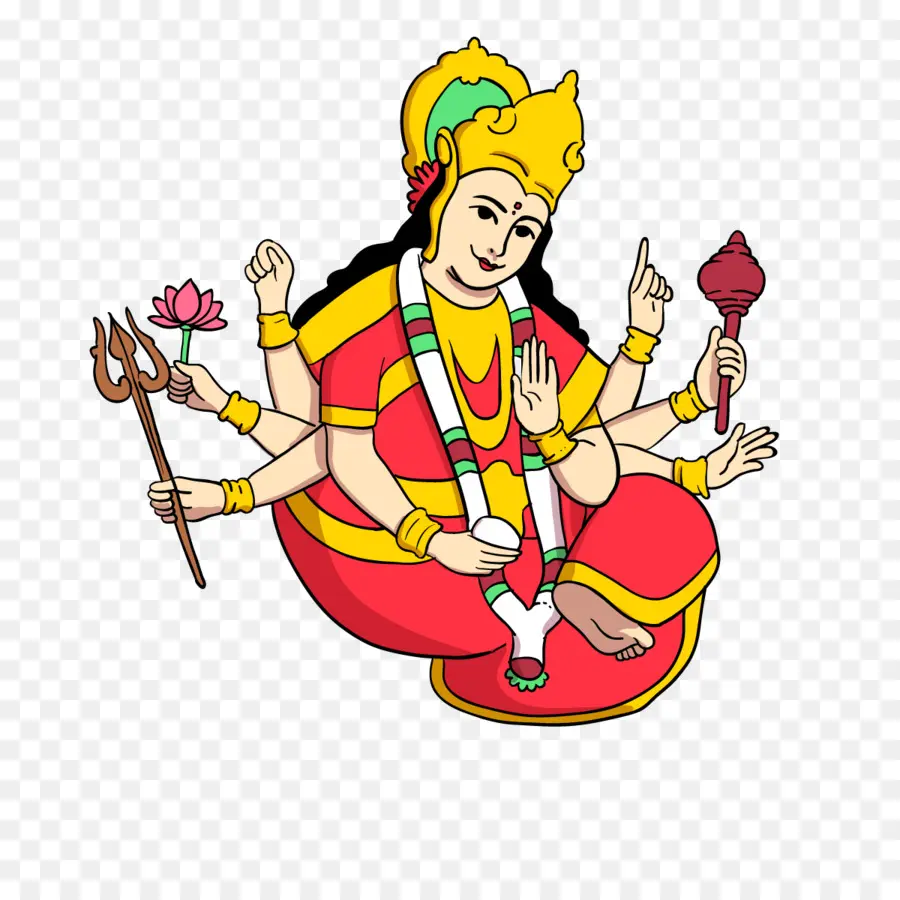 Divindade Hindu，Vários Braços PNG