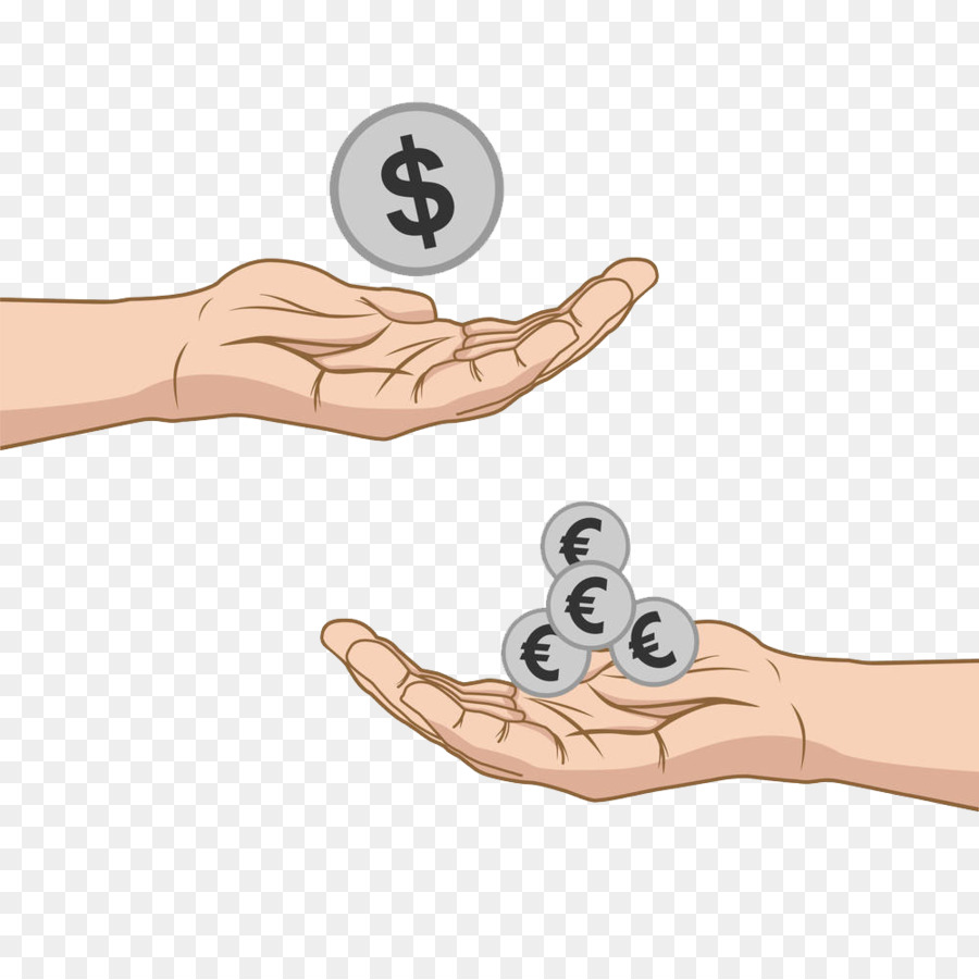 Mãos Com Moedas，Dinheiro PNG