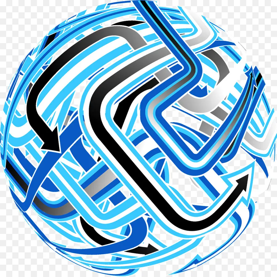 Setas，Azul PNG