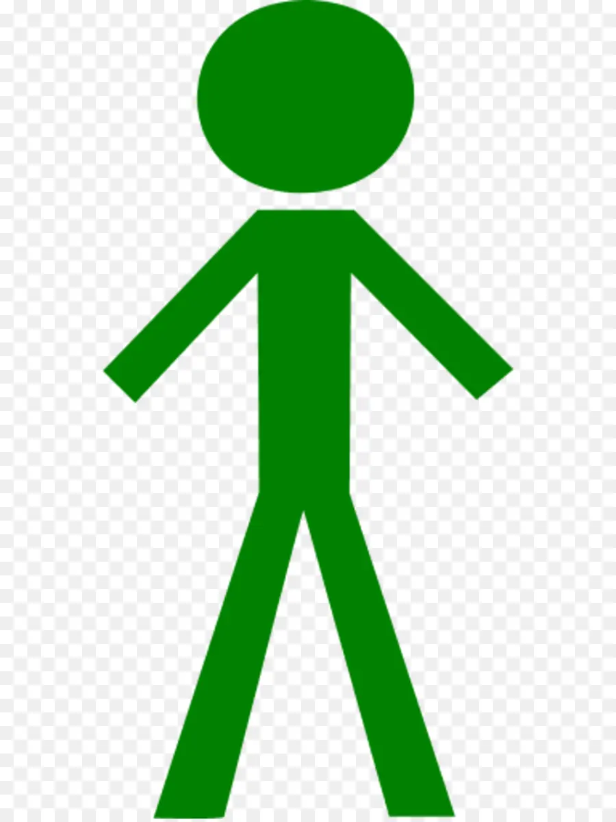 Boneco Verde，Homem Palito PNG