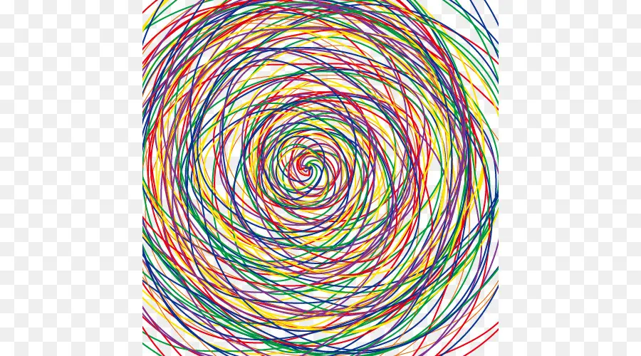 Espiral Colorida，Redemoinho PNG