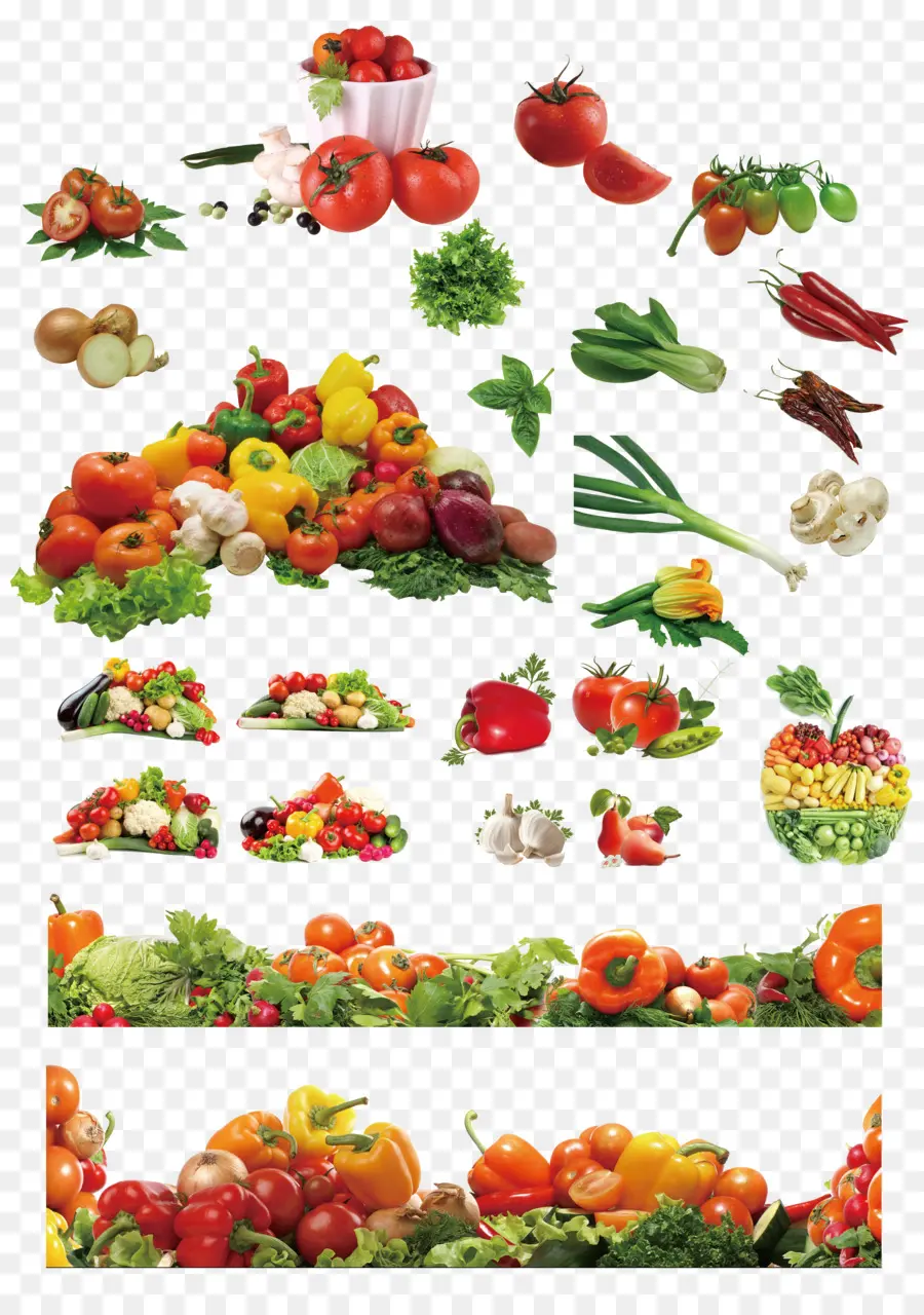 Frutas E Legumes，Saudável PNG