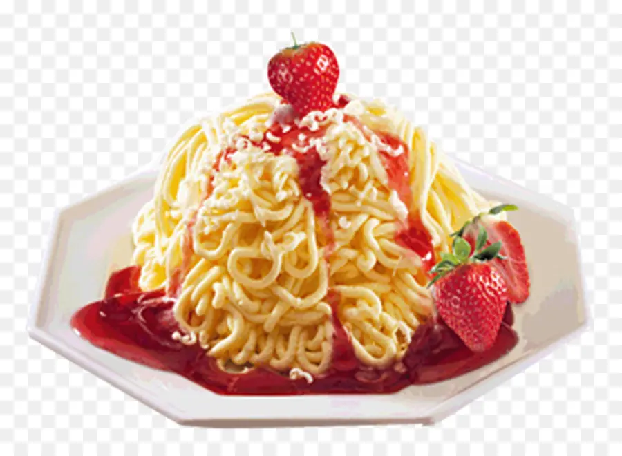 Sorvete，Spaghettieis PNG