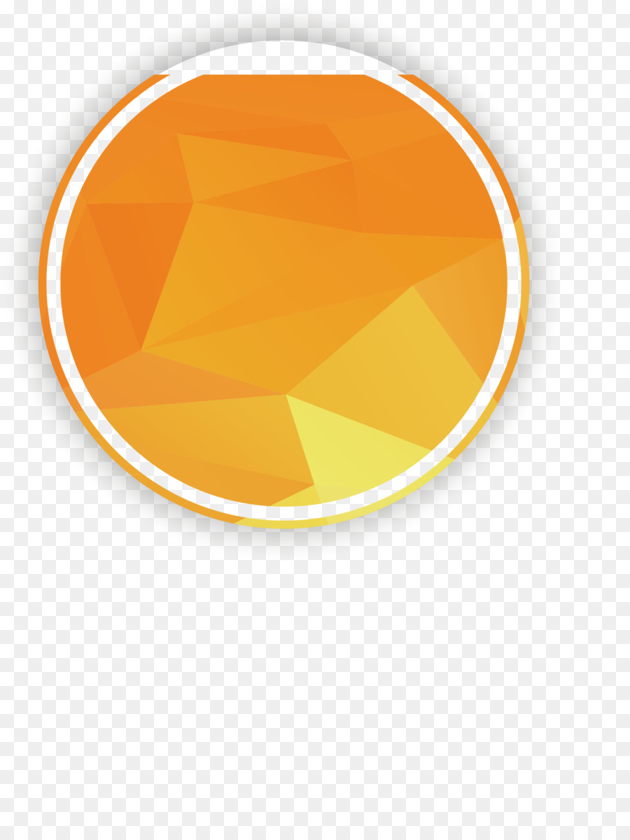 Círculo Laranja，Geométrico PNG