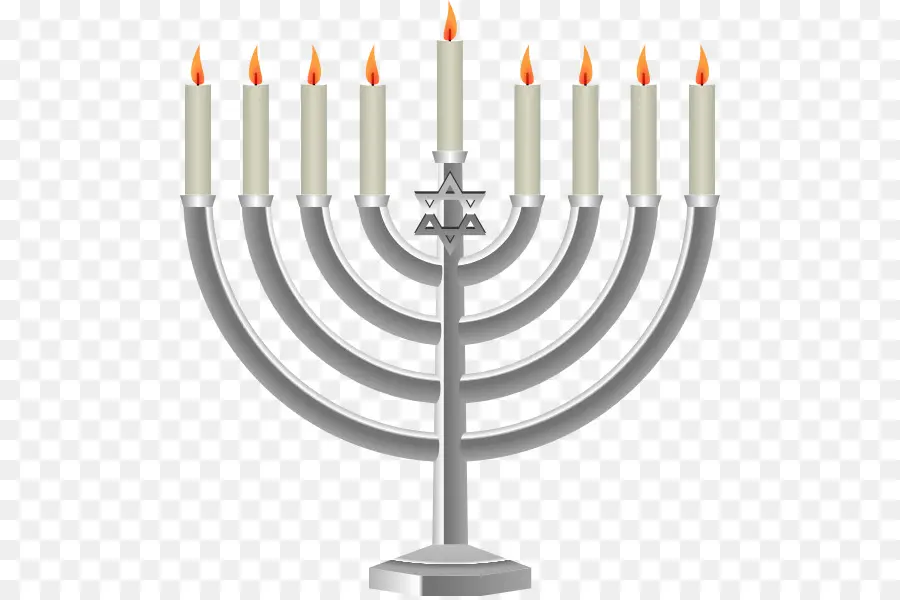 Menorah，Feriado Judaico PNG