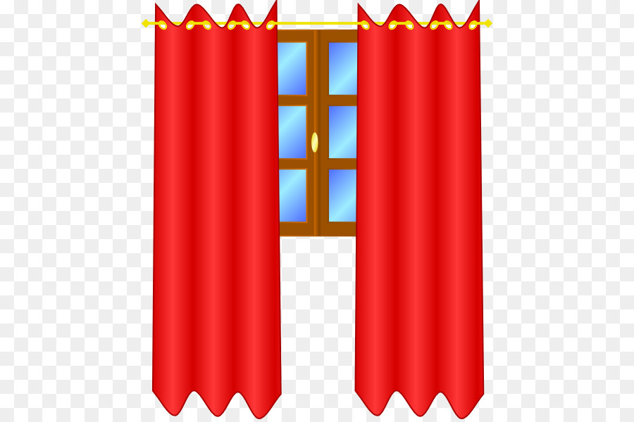 Cortinas Vermelhas，Janela PNG