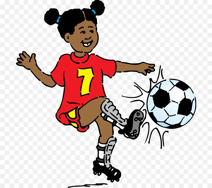 Menina Jogando Futebol，Futebol PNG