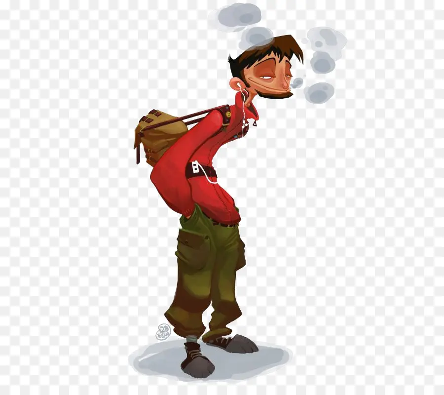 Personagem De Desenho Animado，Mochila PNG