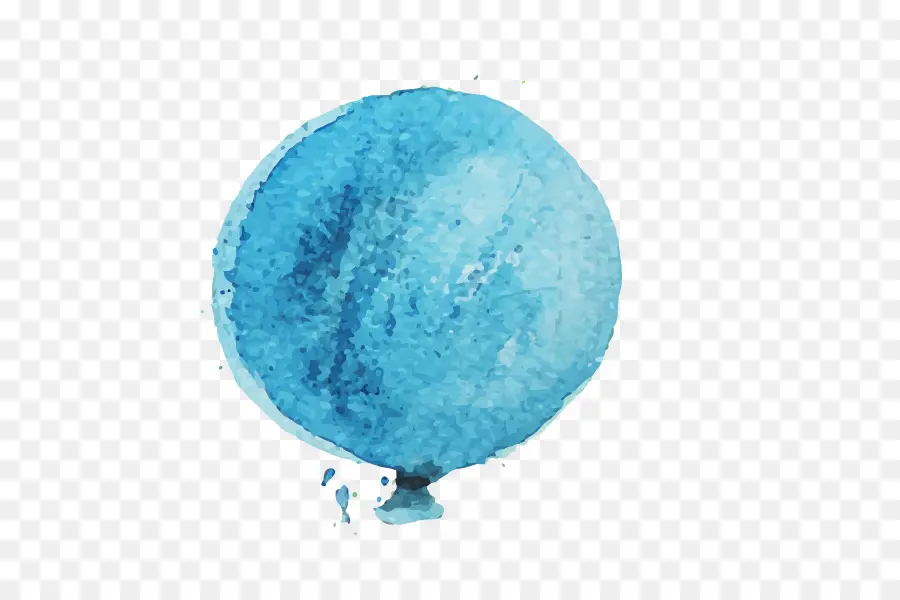Pintura Em Aquarela，Balão PNG