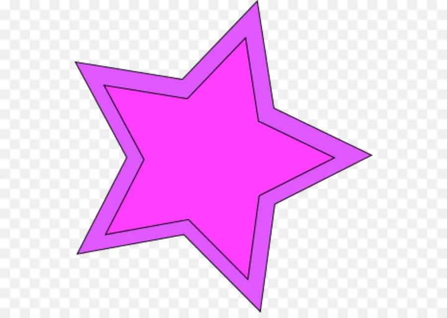 Estrela，Cor De Rosa PNG