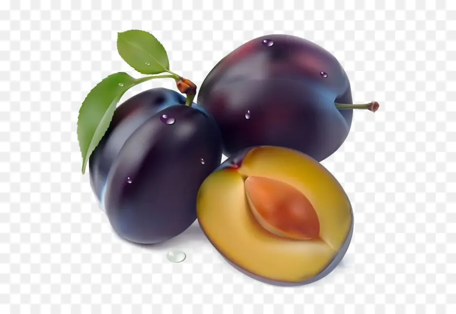 Ameixa，Frutas PNG