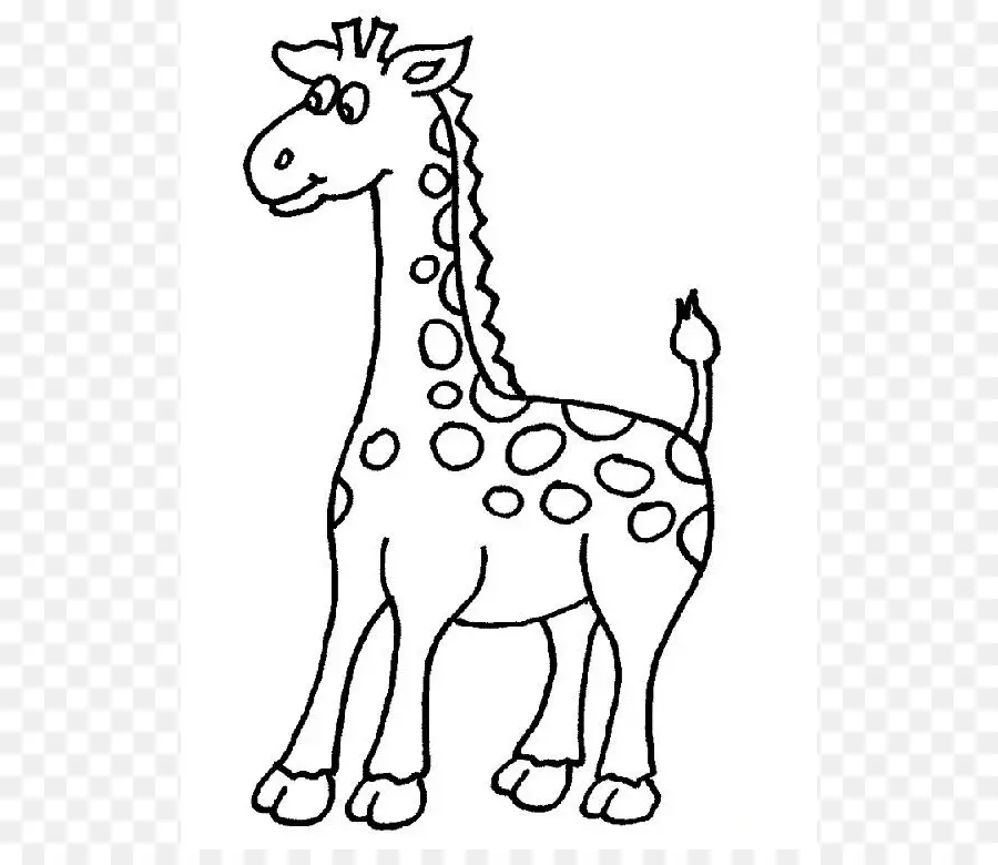 Desenho Fofo De Girafa，Girafa PNG