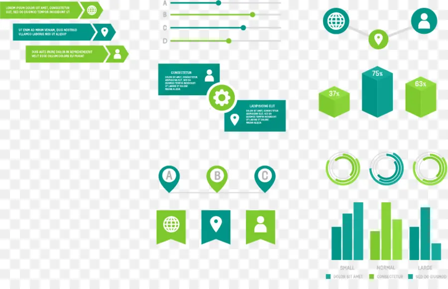 Elementos Infográficos，Infográfico PNG