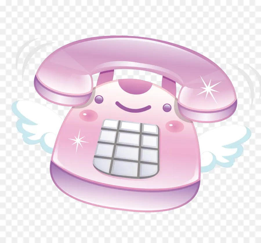 Telefone Rosa，Bonitinho PNG