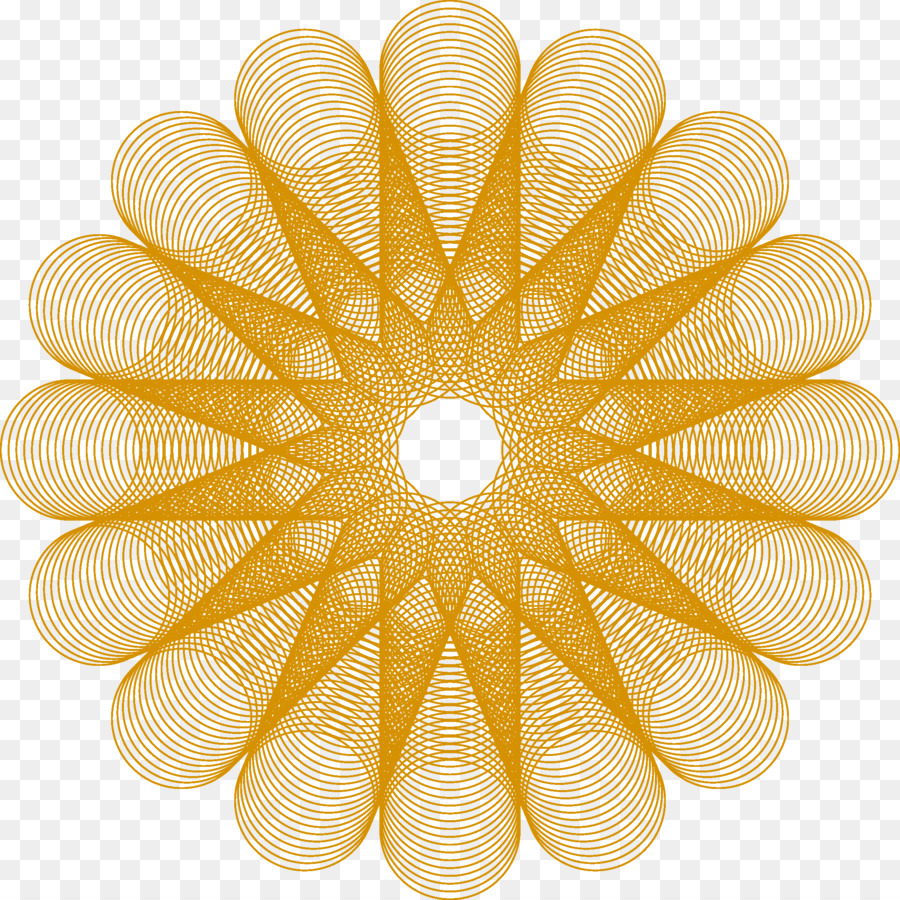 Flor Geométrica，Flor PNG