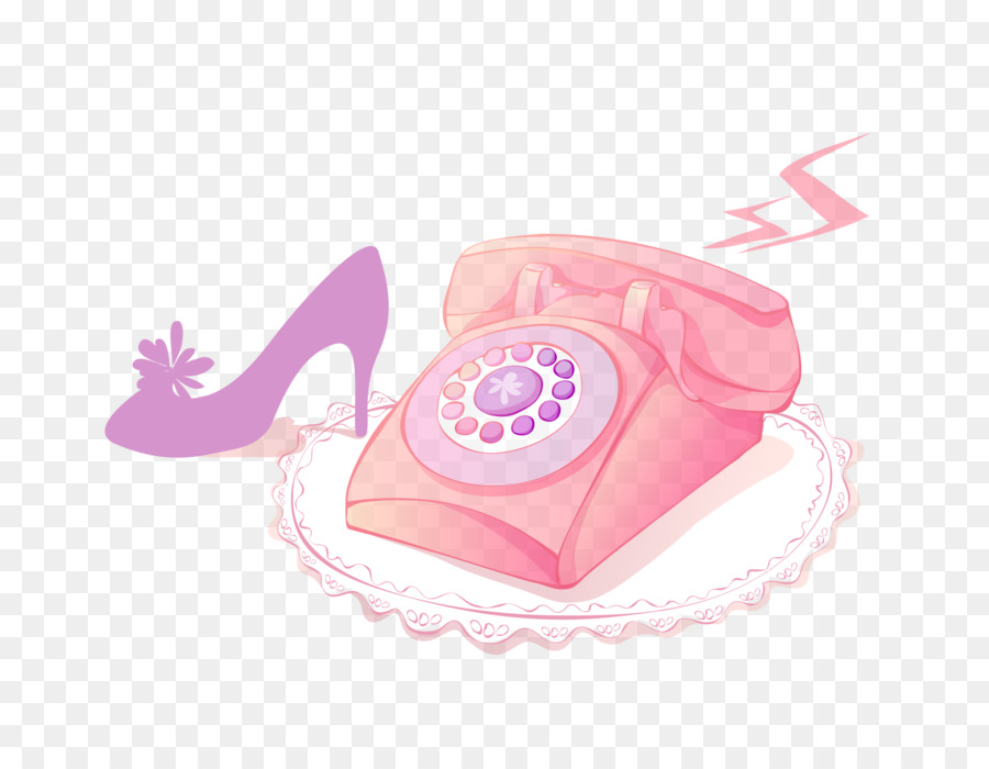 Telefone Rosa，Salto Alto PNG