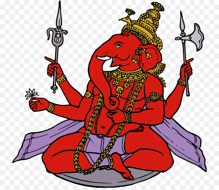 Divindade Elefante，Hindu PNG