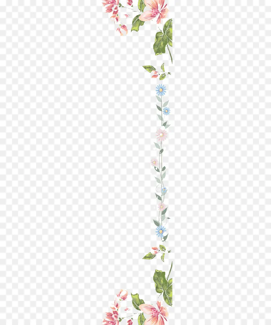 Borda Floral，Flores PNG