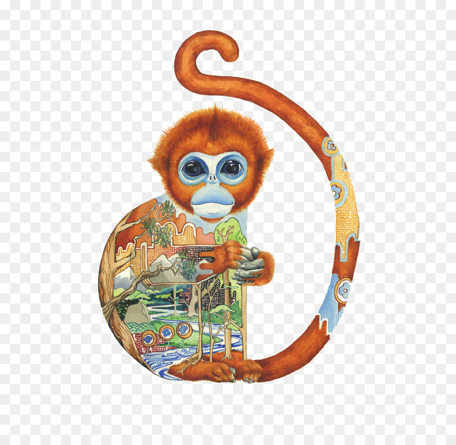 Ilustra O De Macaco，Ilustração PNG