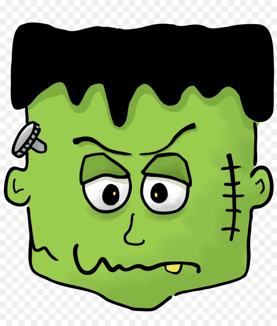 Frankenstein，Verde PNG