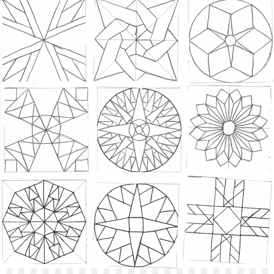 Padrões Geométricos，Formas PNG