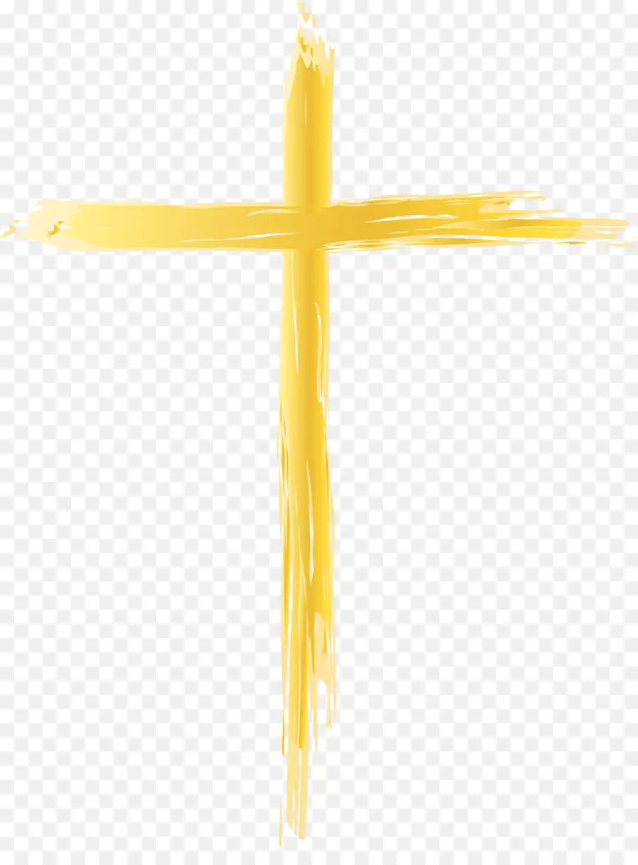 Crucifixo，Amarelo PNG