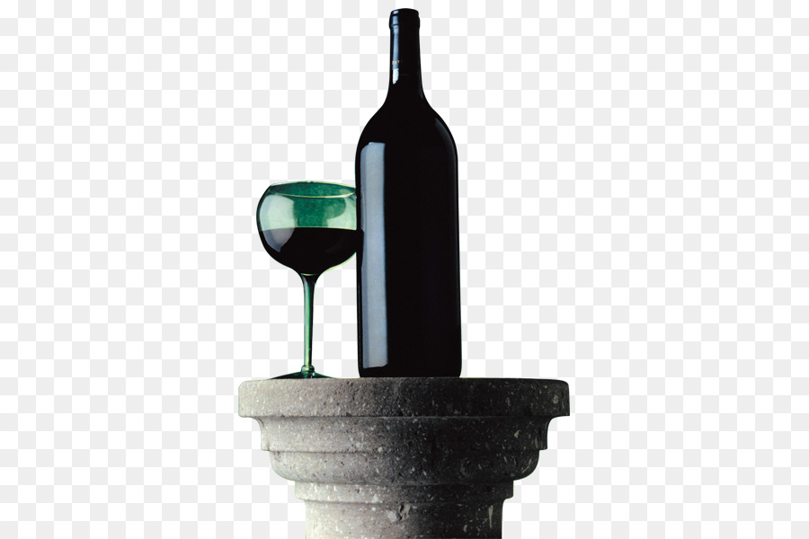 Garrafa E Copo De Vinho，Garrafa PNG