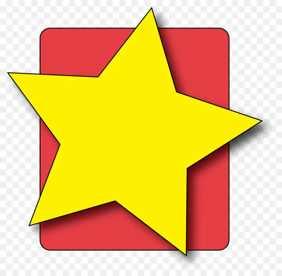 Estrela，Amarelo PNG