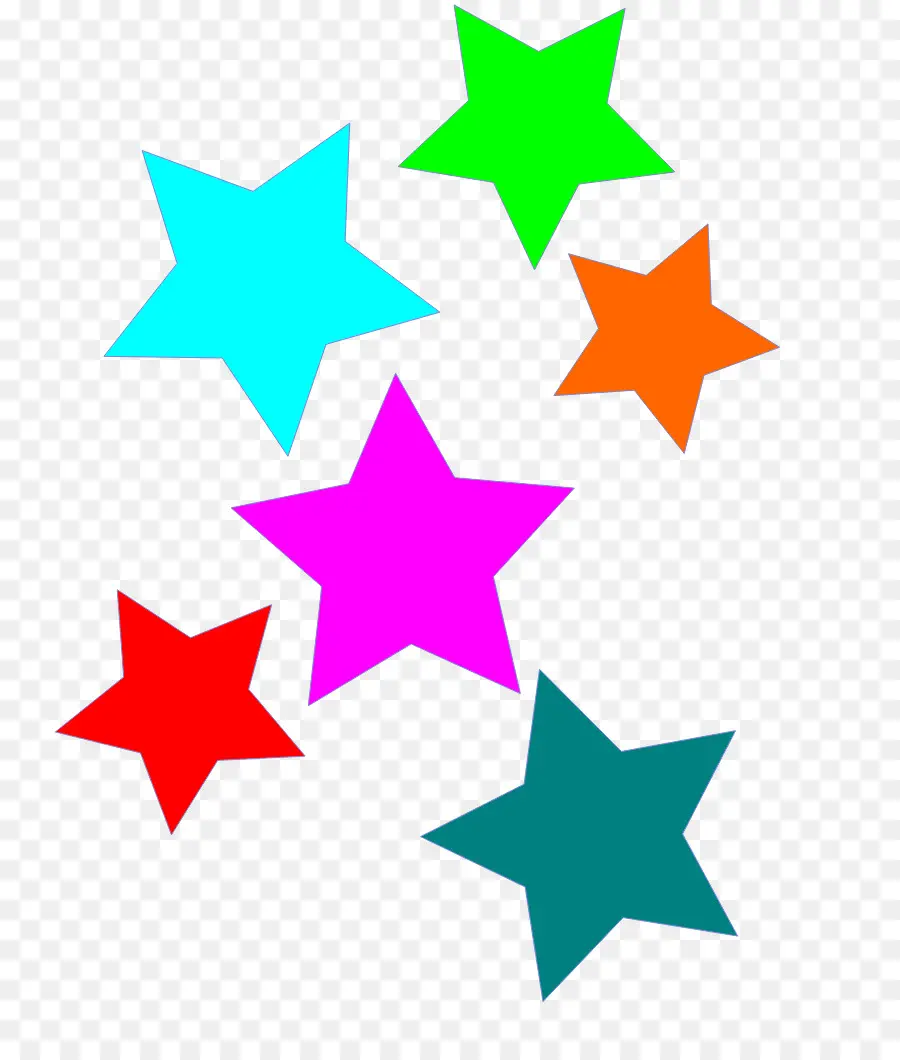 Estrelas Coloridas，Estrelas PNG