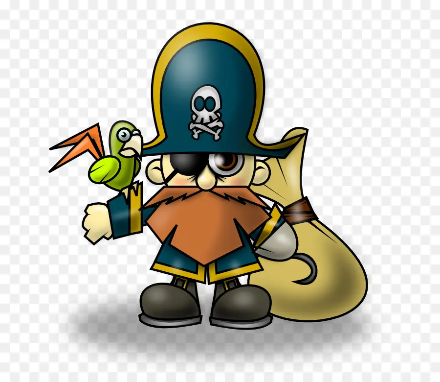 Pirata，Desenho Animado PNG