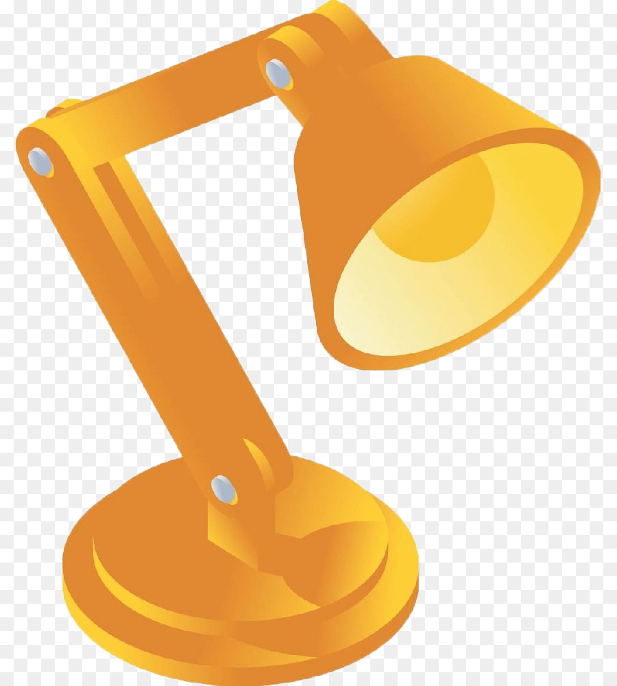 Amarelo，Lampe De Mesa PNG