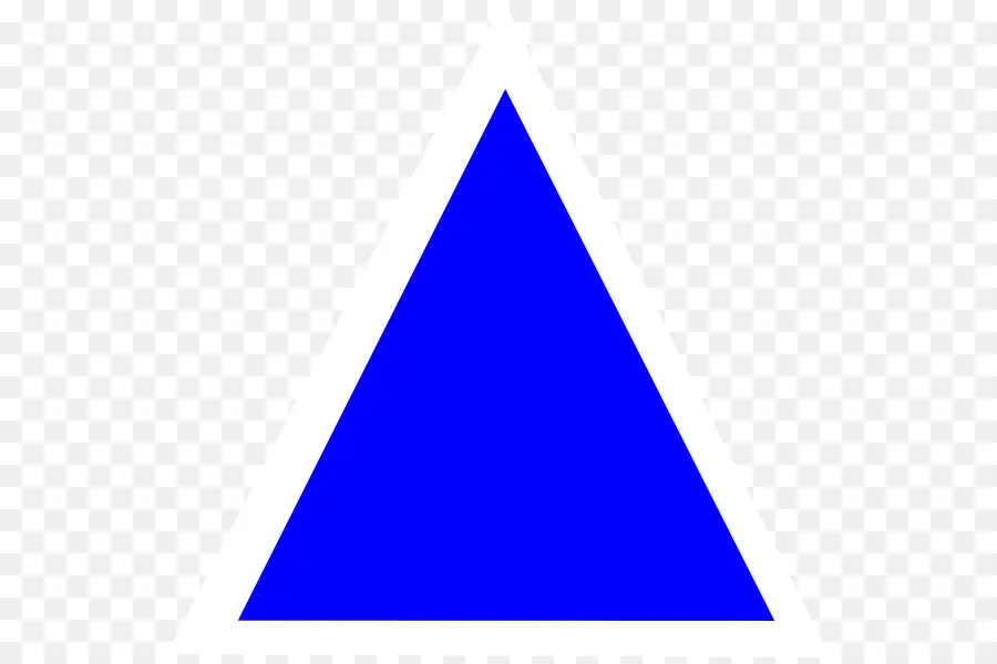 Triângulo，Azul PNG