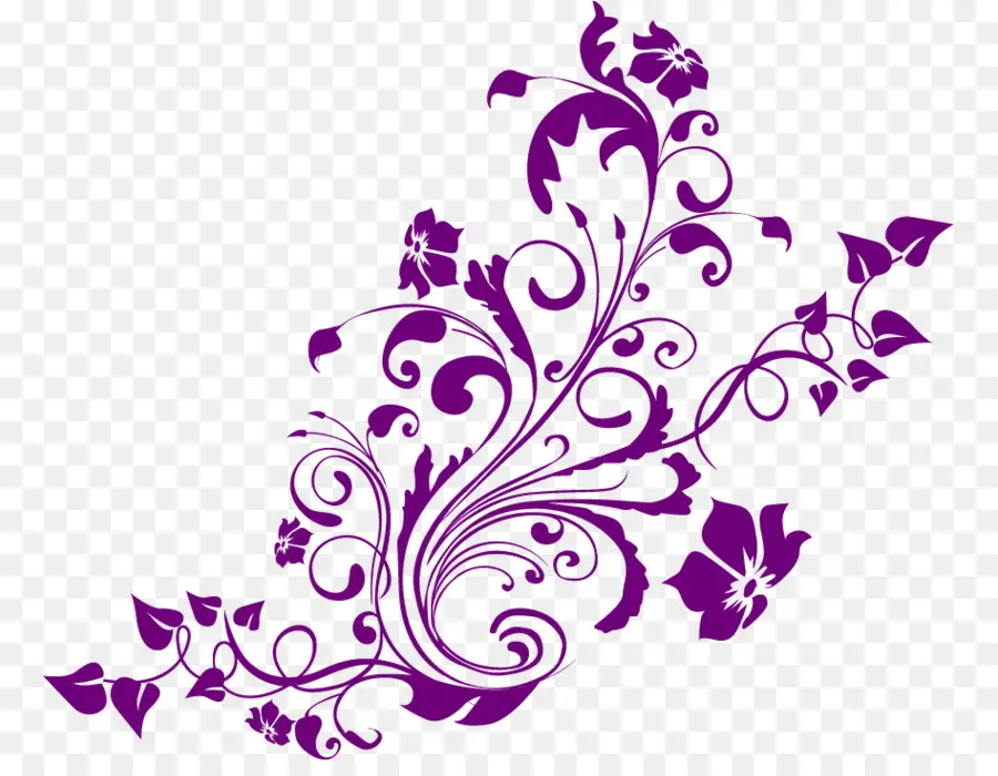Flor，Roxo PNG